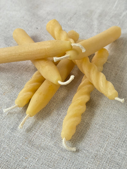 Bee-Day Candles - 7 pack | Natural Beeswax Birthday Cake Candles