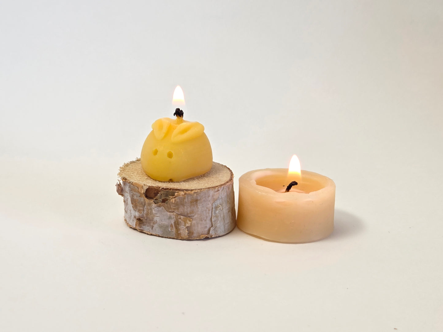 Bitty Bunny - Set of 2 | Beeswax Candle