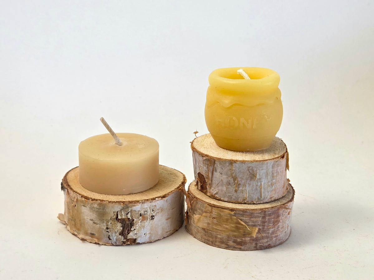Mini Honey Pot | Beeswax Candle