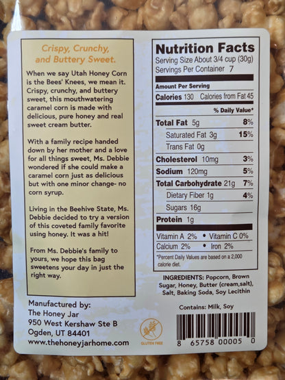Honey Corn | Small-Batch Handmade Caramel Popcorn
