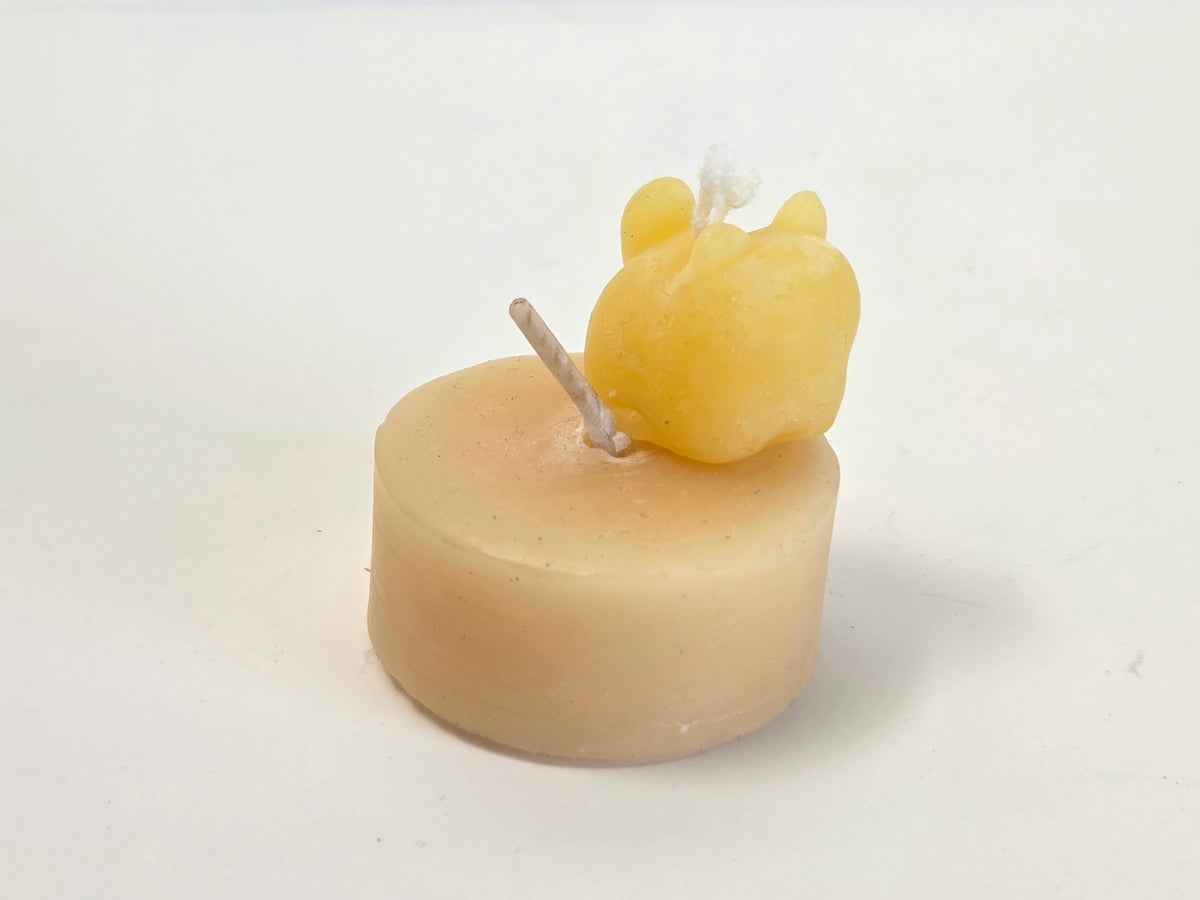 Bitty Kitty | Tiny Beeswax Candle