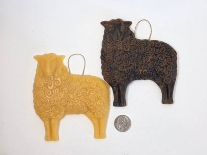 Curly Sheep | Beeswax Ornament