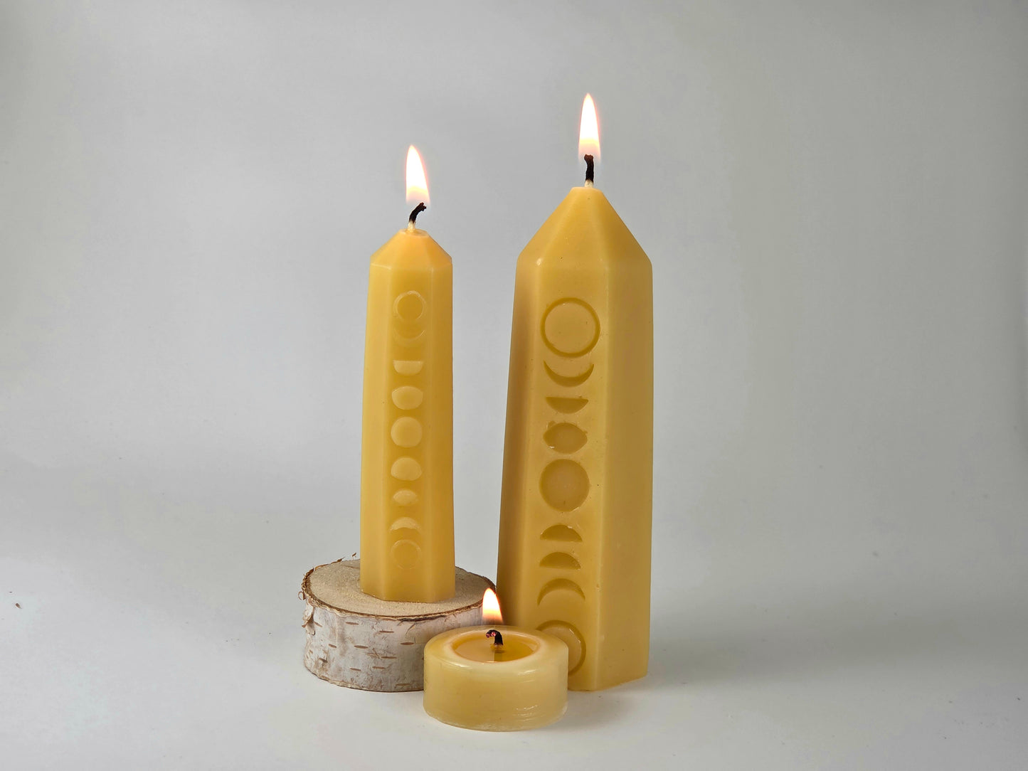 Moon Phase Obelisks | Beeswax Candles