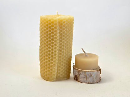 Rolled Pillar | Beeswax Candle