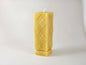Plaid Pillar | Beeswax Candle