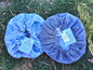 Blue Chickens Bowl Cover | Reversible 100% Cotton