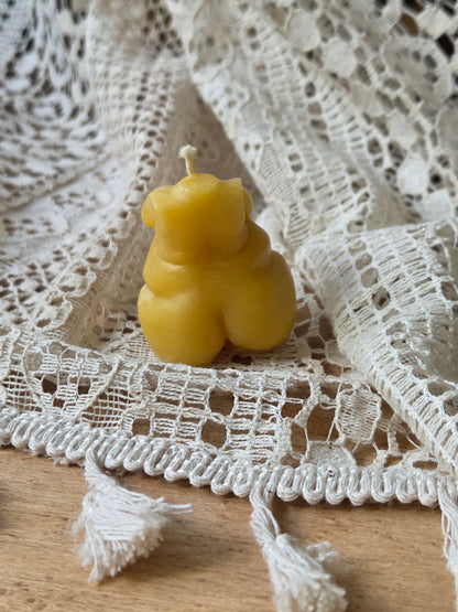 Chubby Mother Votive, Set of 3 | Beeswax Candle
