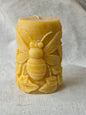 Big Bumblebee Pillar | Beeswax Candle