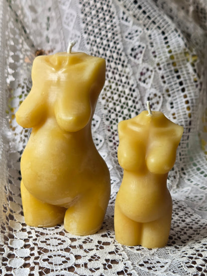 Pregnant Woman - 2 Sizes | Beeswax Candle