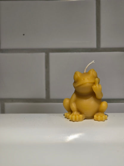 Foul Frog | Beeswax Candle