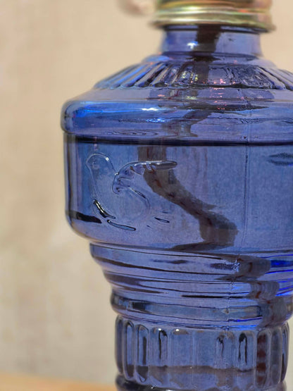 Birds of Promise Glass Kerosene Lamp