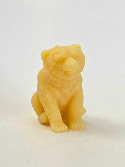 Grizzly Bear | Beeswax Candle