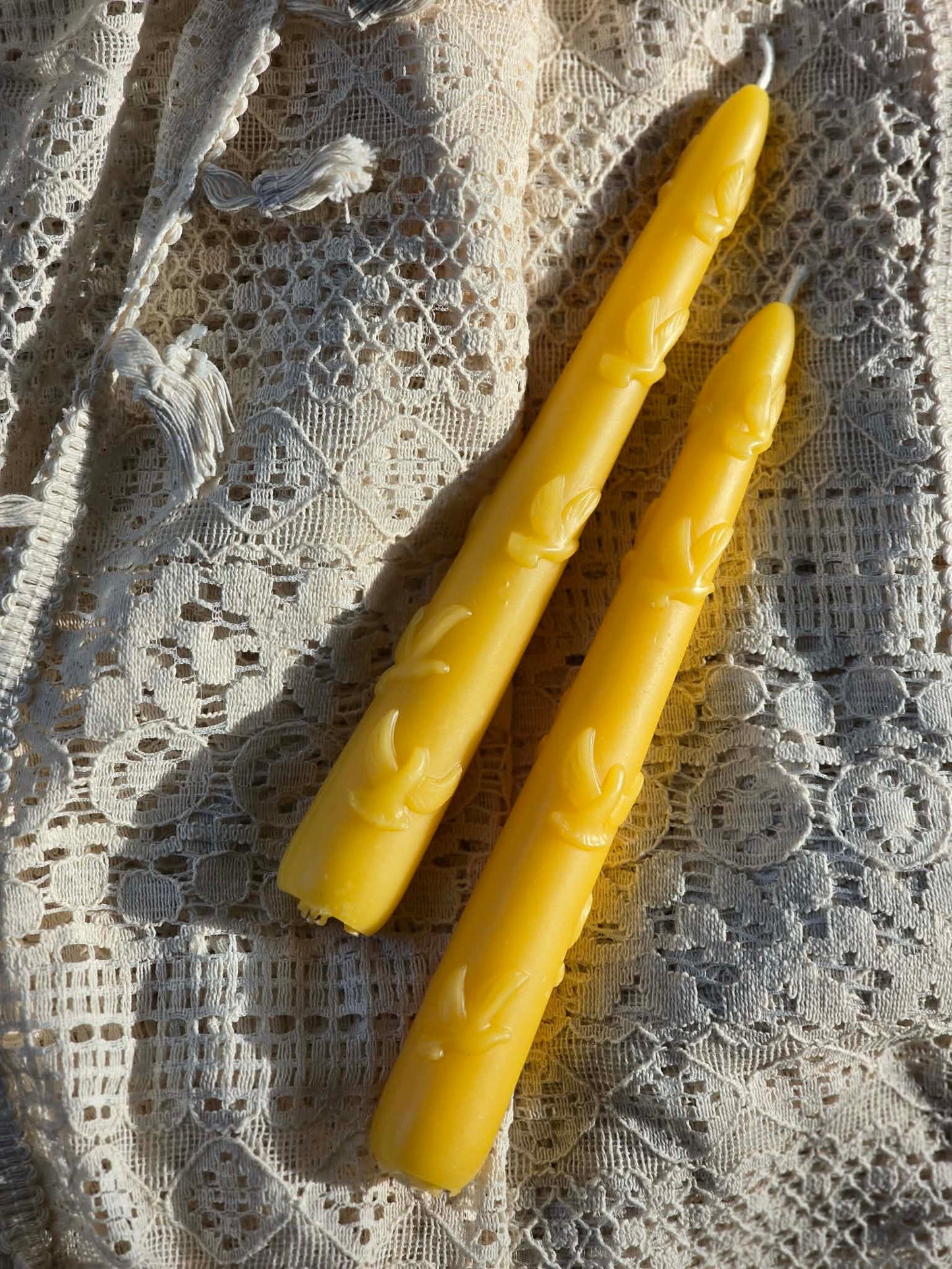 Eternal Peace Taper - Set of 2 | Beeswax Candles