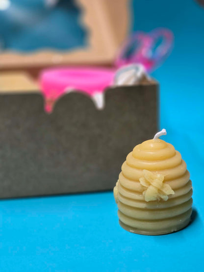 Complete Candle DIY Kit - Mini Skep Beehive