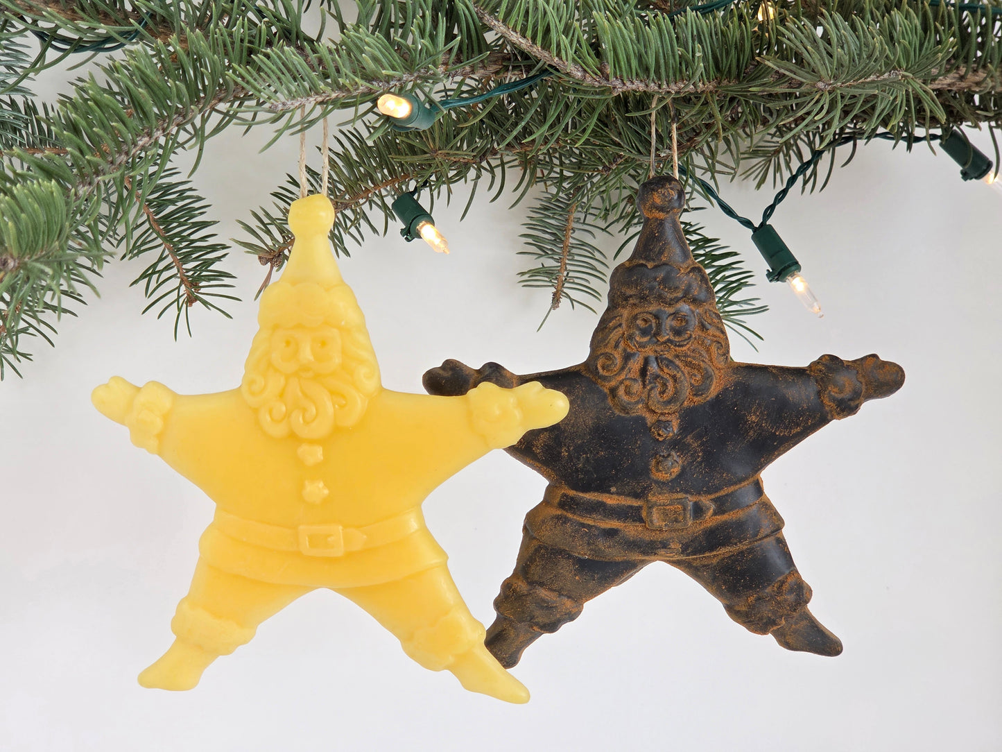 Star Santa | Beeswax Ornament