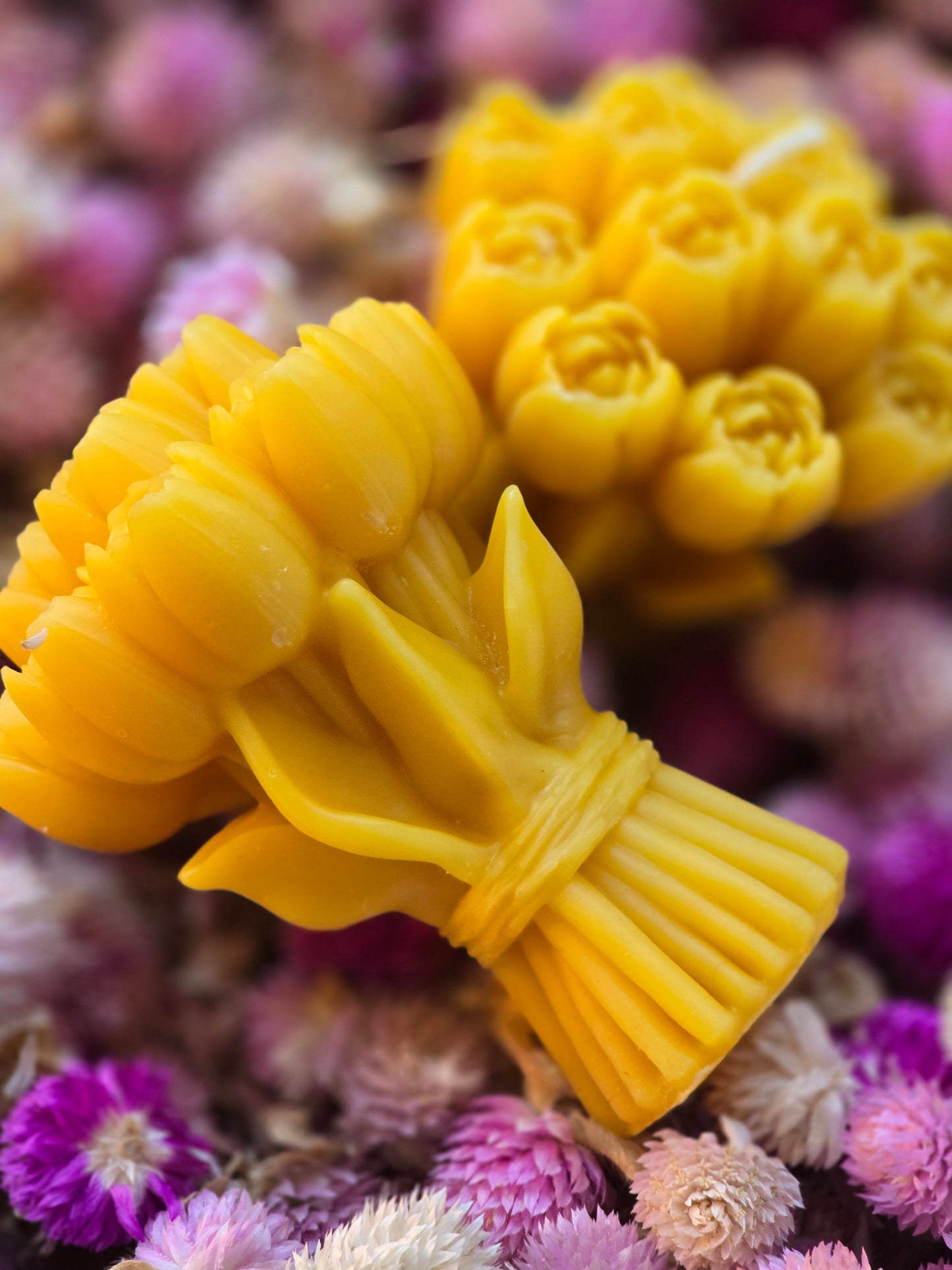 Flowers For My Love | Beeswax Candle