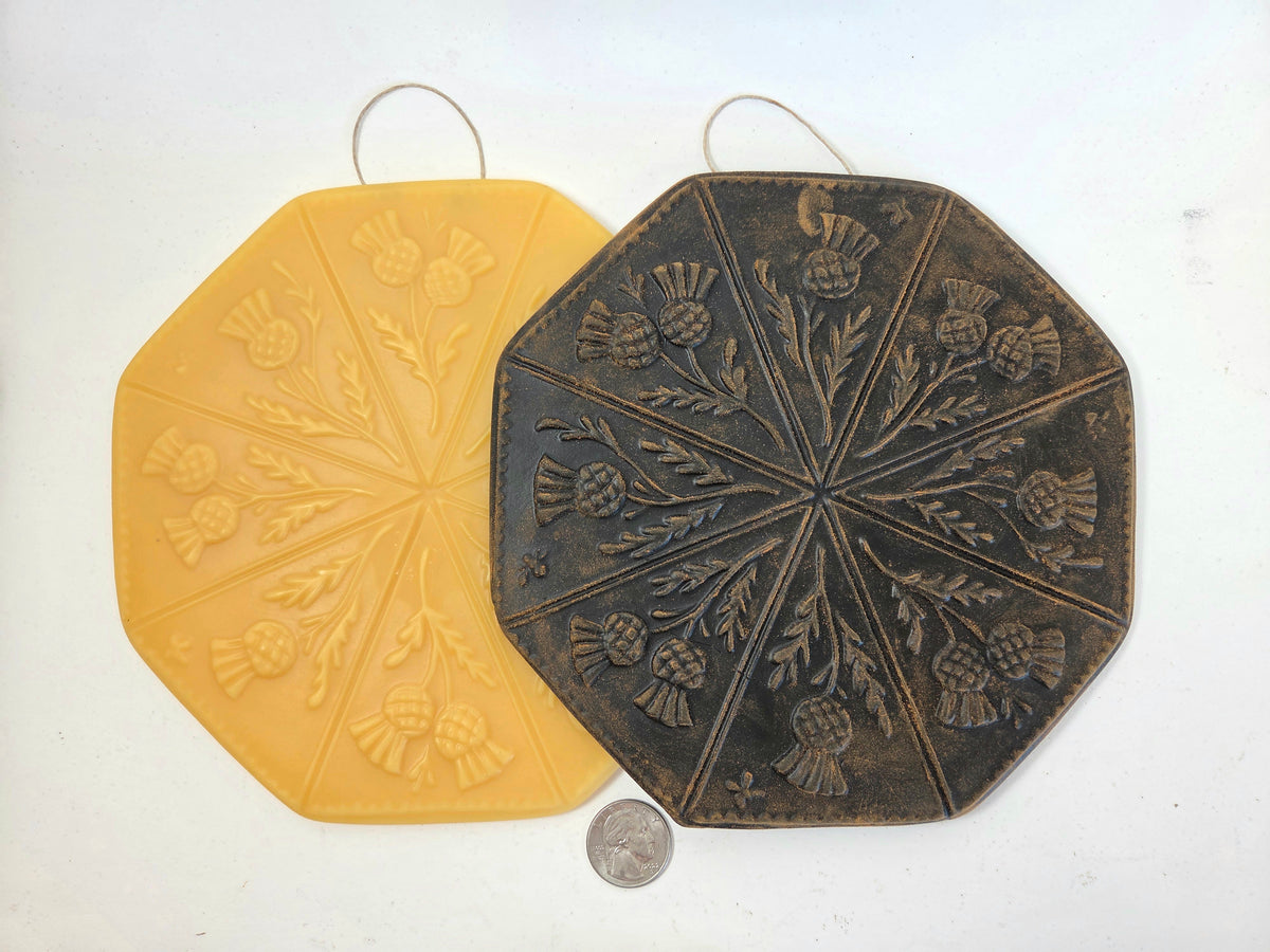 Scottish Thistle Crest | Beeswax Ornament