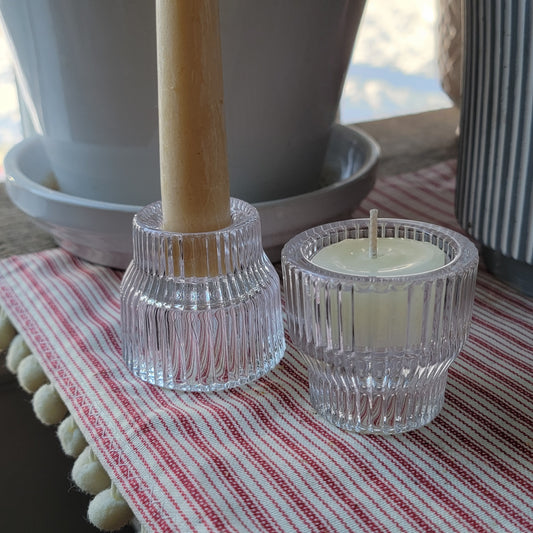 Taper or Tealight Glass holder