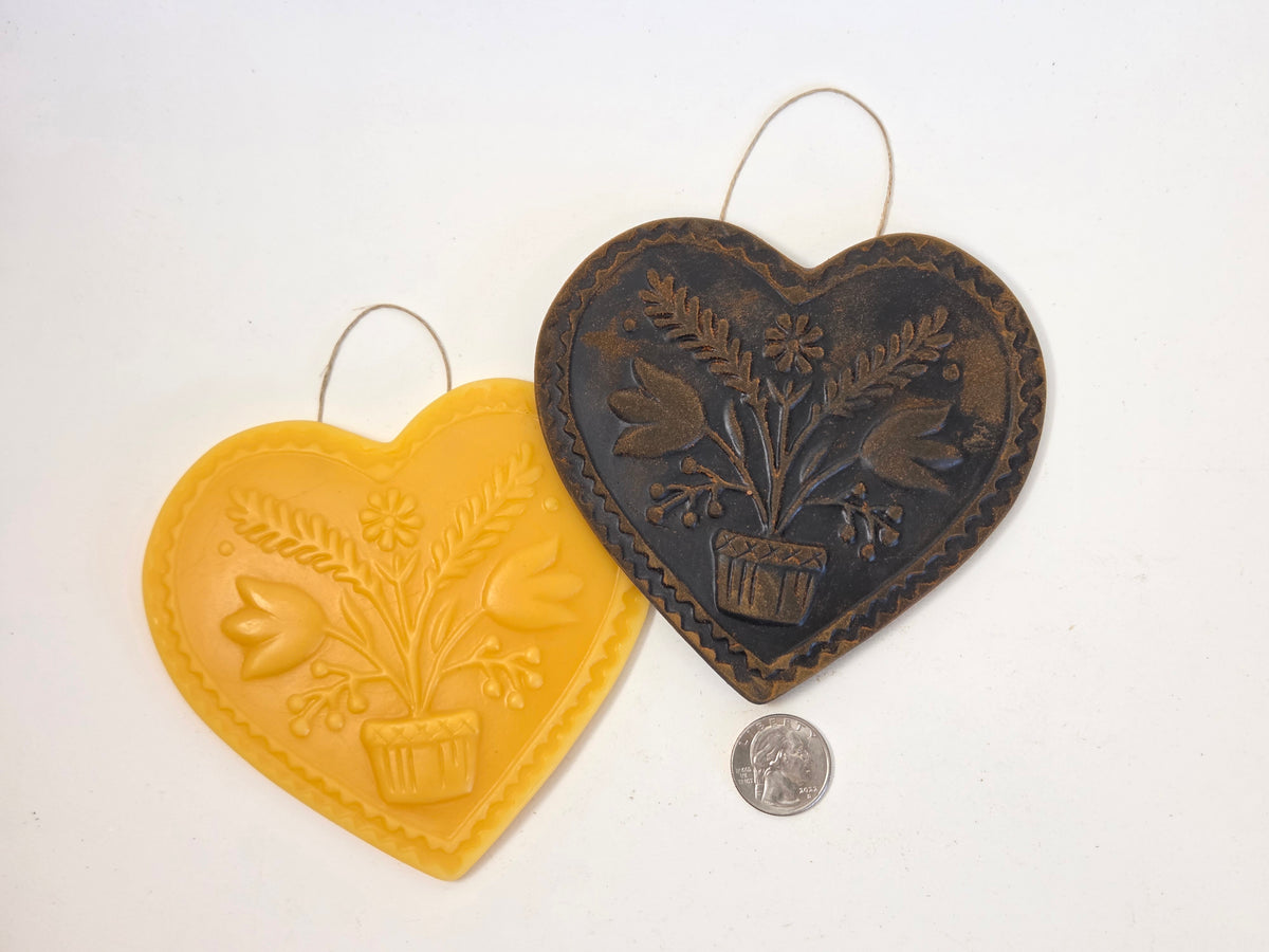 Scandinavian Heart | Beeswax Ornament