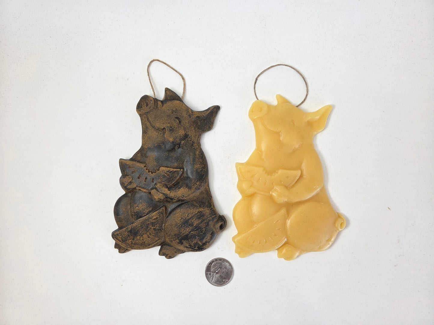 The Happiest Pig | Beeswax Ornament