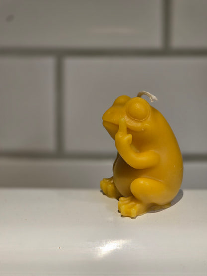 Foul Frog | Beeswax Candle