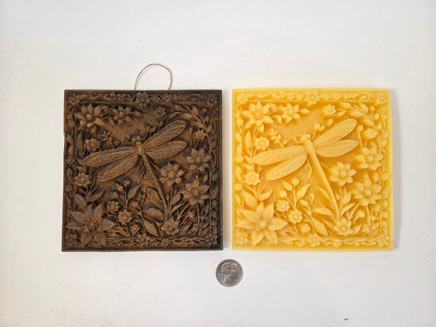 Dragonfly Garden Plaque | Beeswax Ornament