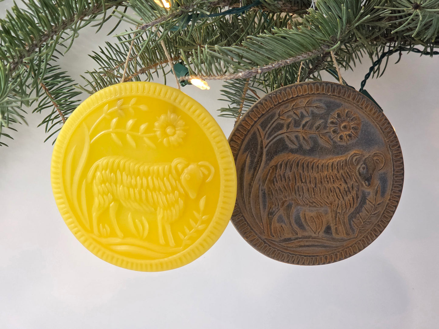 The Old Homestead Sheep | Beeswax Ornament