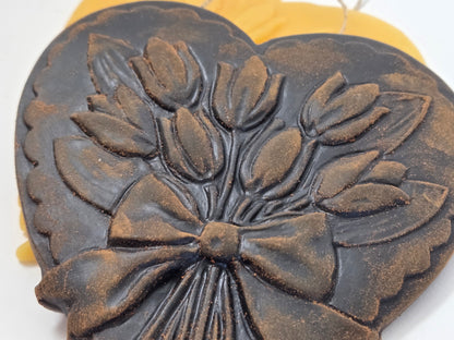 Tulip Bouquet Heart | Beeswax Ornament