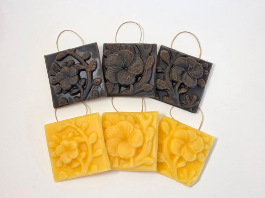 Tropical Plumeria | Beeswax Ornament