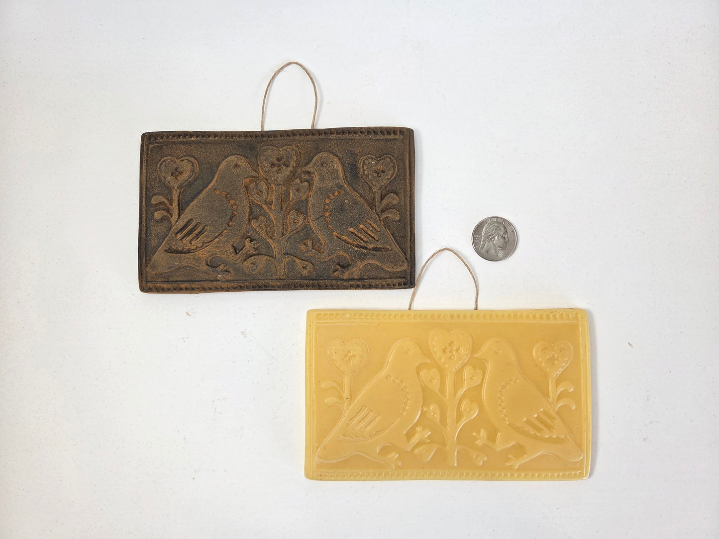 Suisse Doves | Beeswax Ornament