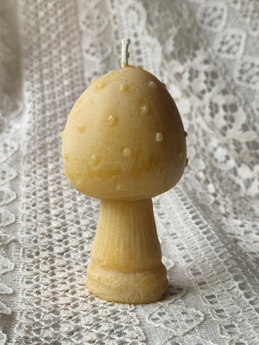 Woodland Mushroom | Beeswax Candle