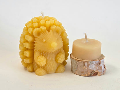 Prickles the Hedgehog | Beeswax Candle
