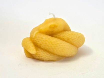 Diamondback | Beeswax Snake Candle