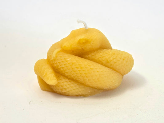 Diamondback | Beeswax Snake Candle
