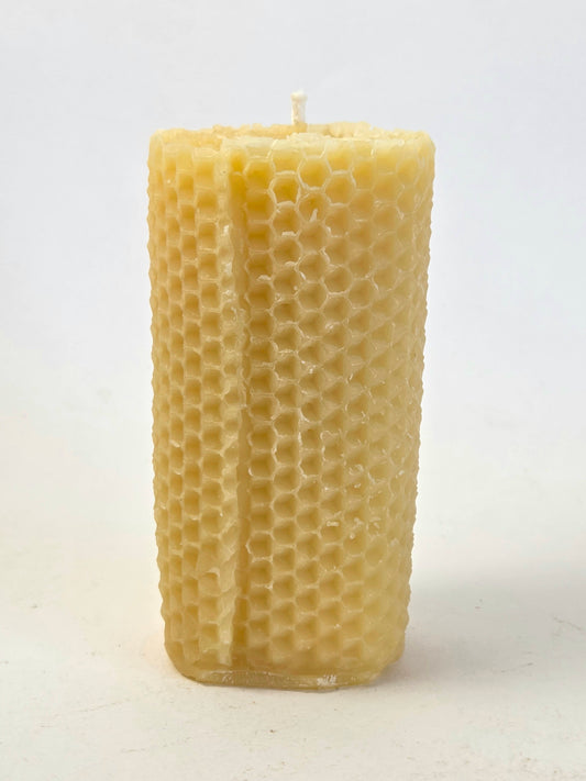 Rolled Pillar | Beeswax Candle