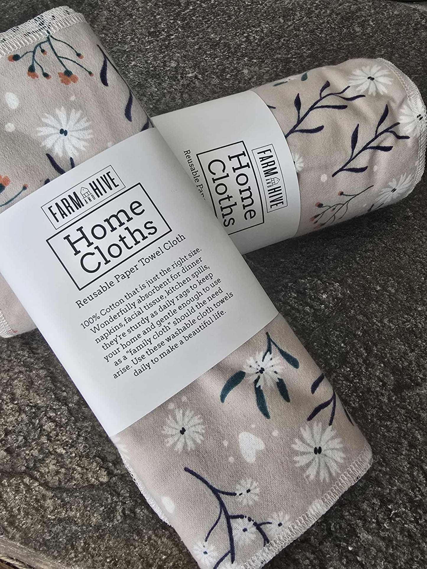 Home Cloths | 100% Cotton Reusable Paper Towels