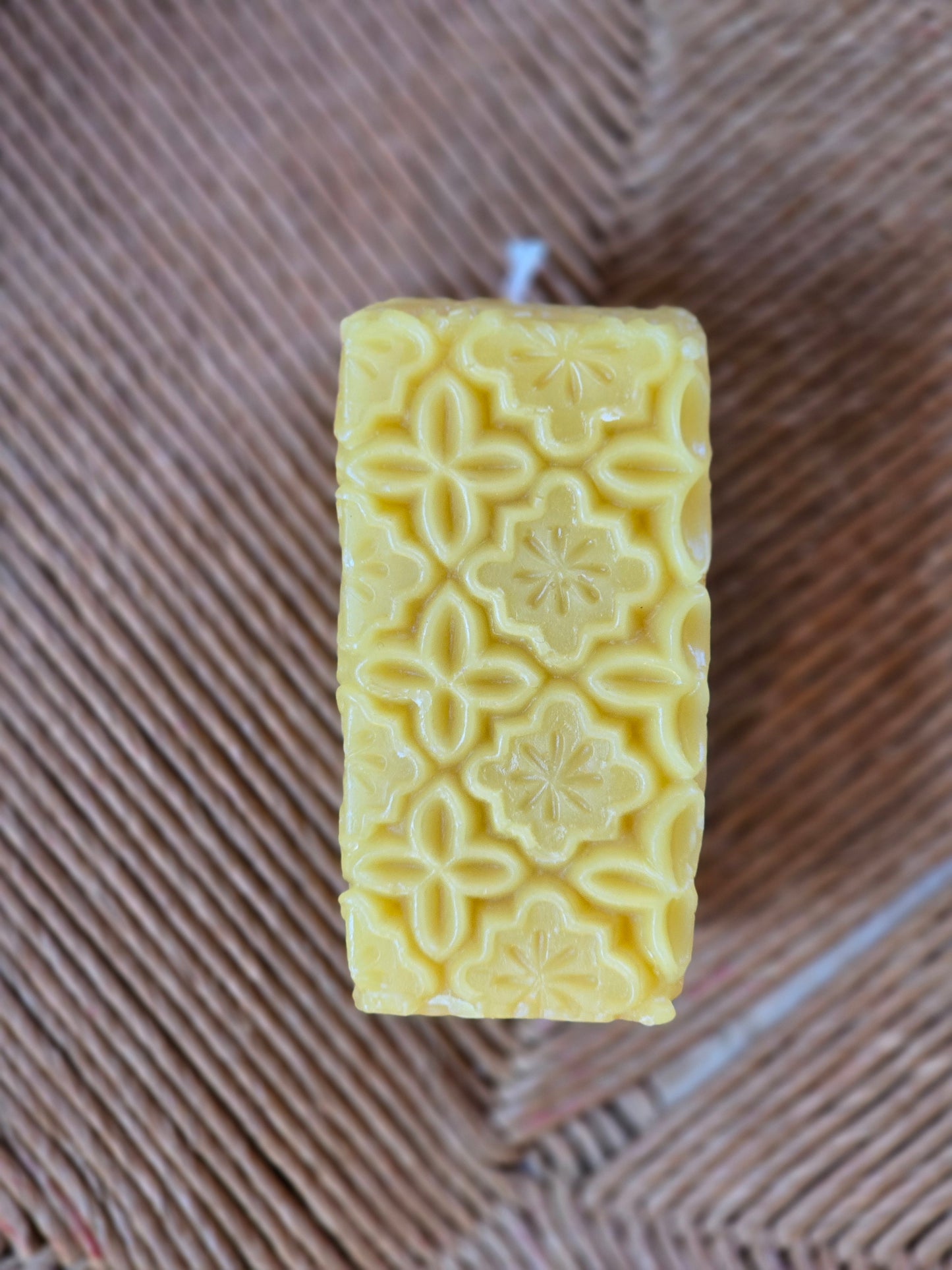 Abuela's Trivet | Beeswax Candle