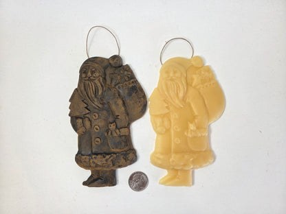Jolly Old Saint Nick | Beeswax Ornament
