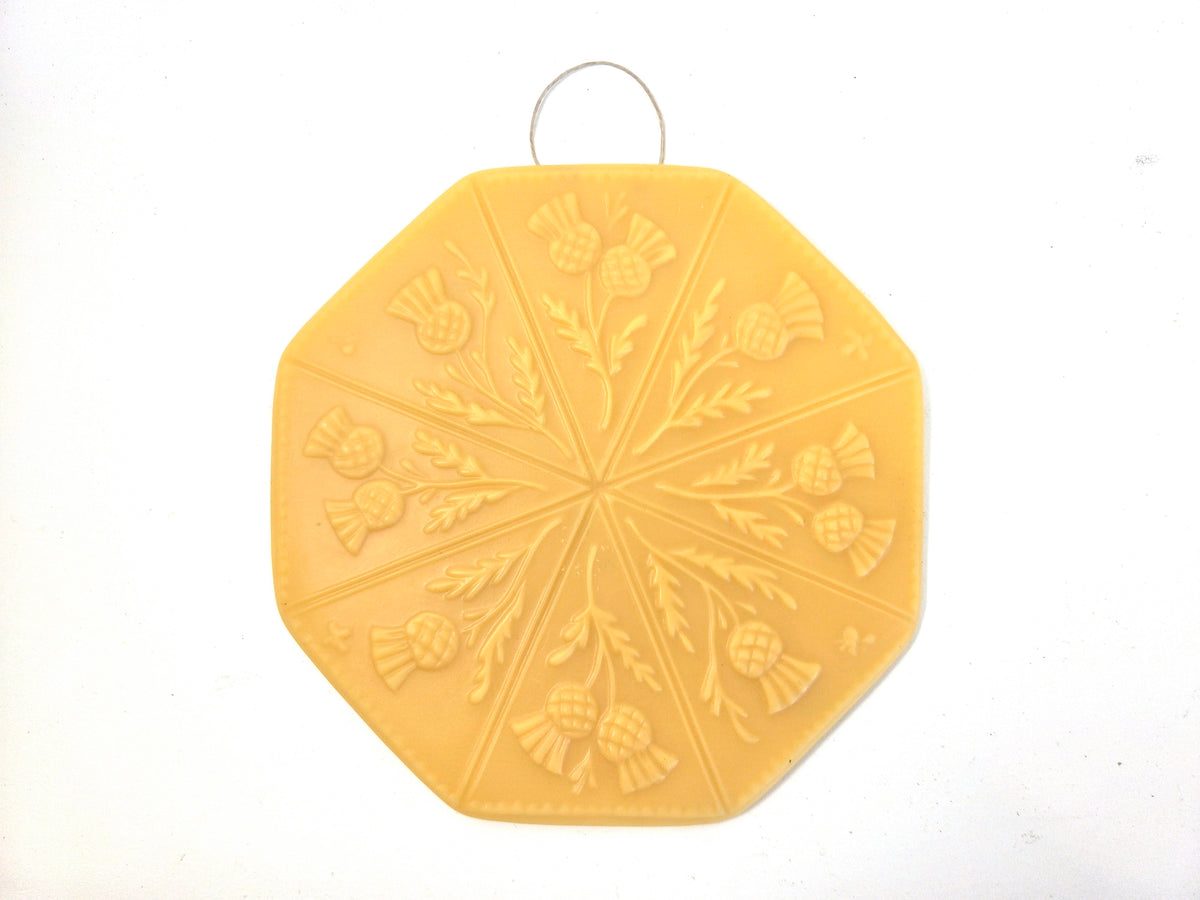 Scottish Thistle Crest | Beeswax Ornament