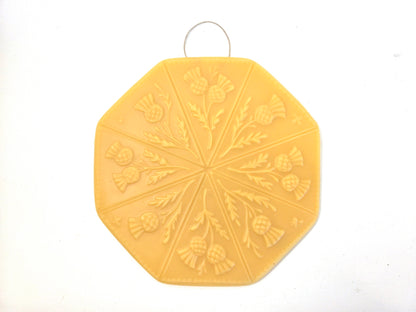 Scottish Thistle Crest | Beeswax Ornament