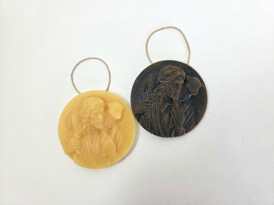 Christ and the Lost Sheep | Beeswax Ornament