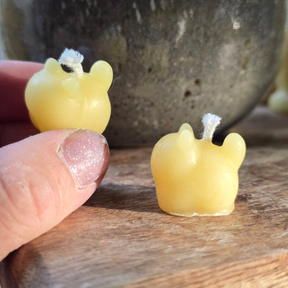 Bitty Kitty - Set of 2 | Beeswax Candle