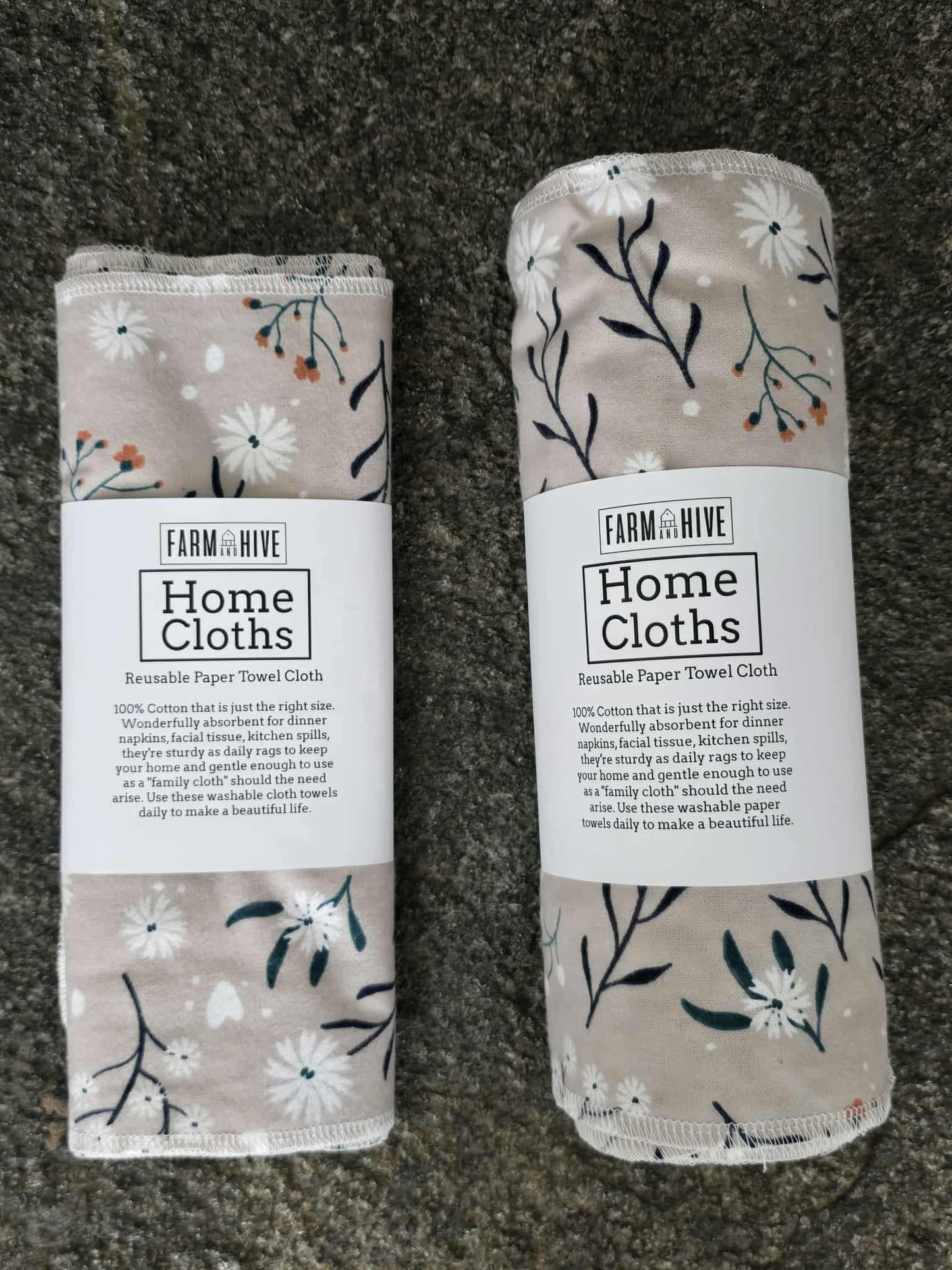 Home Cloths | 100% Cotton Reusable Paper Towels