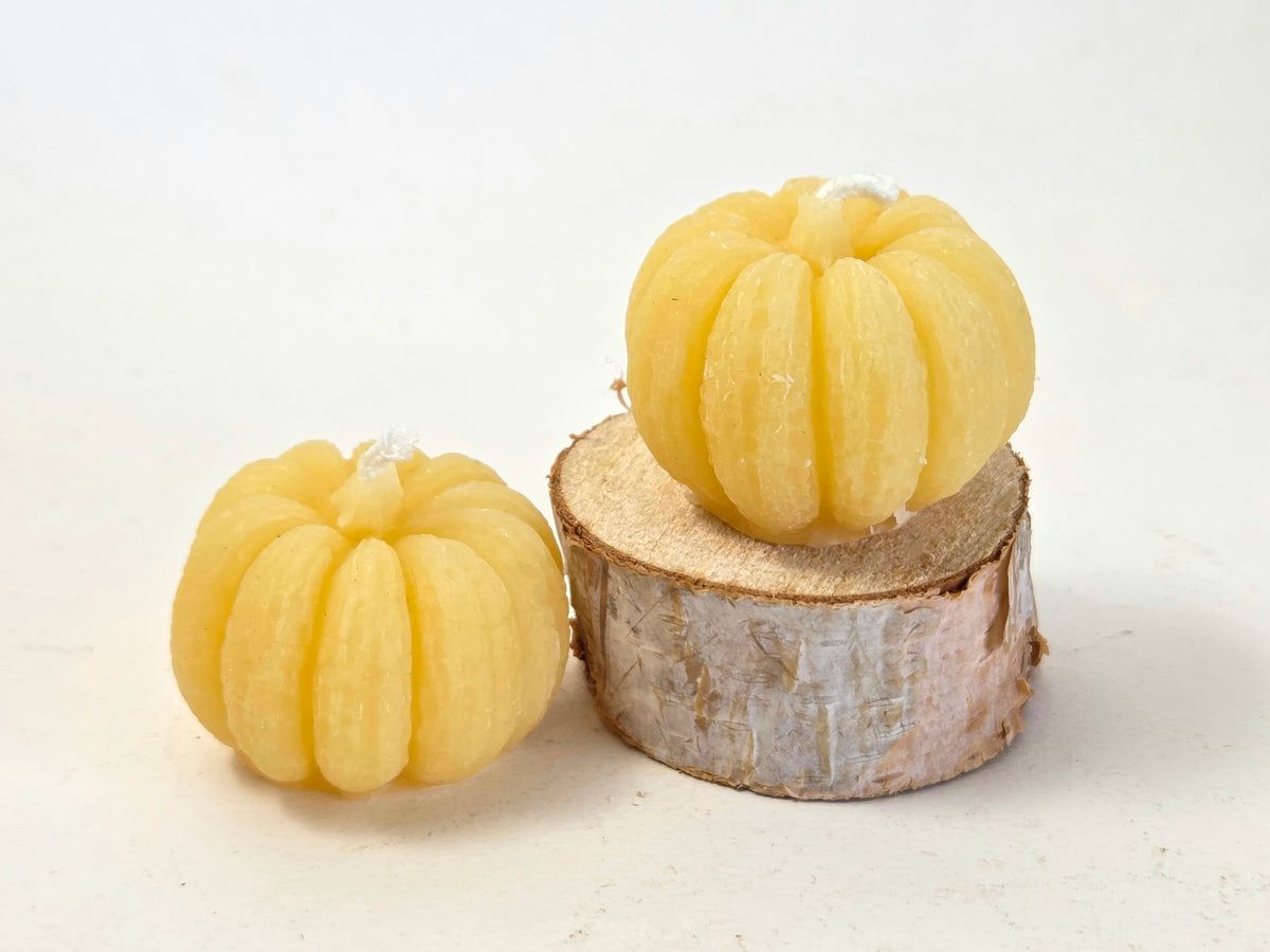 Mini Pumpkin | Beeswax Candles
