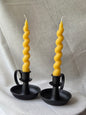 Unicorn Twist Tapers - Set of 2 | Beeswax Candles