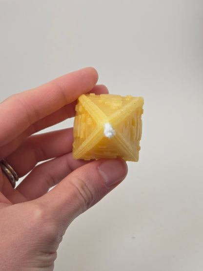 Moon Phase Pyramid | Beeswax Candle