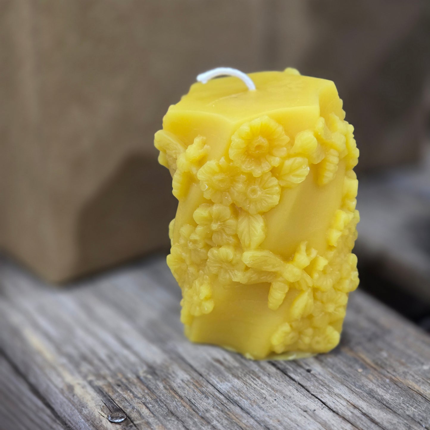 Orientation Flight Pillar | Beeswax Candle