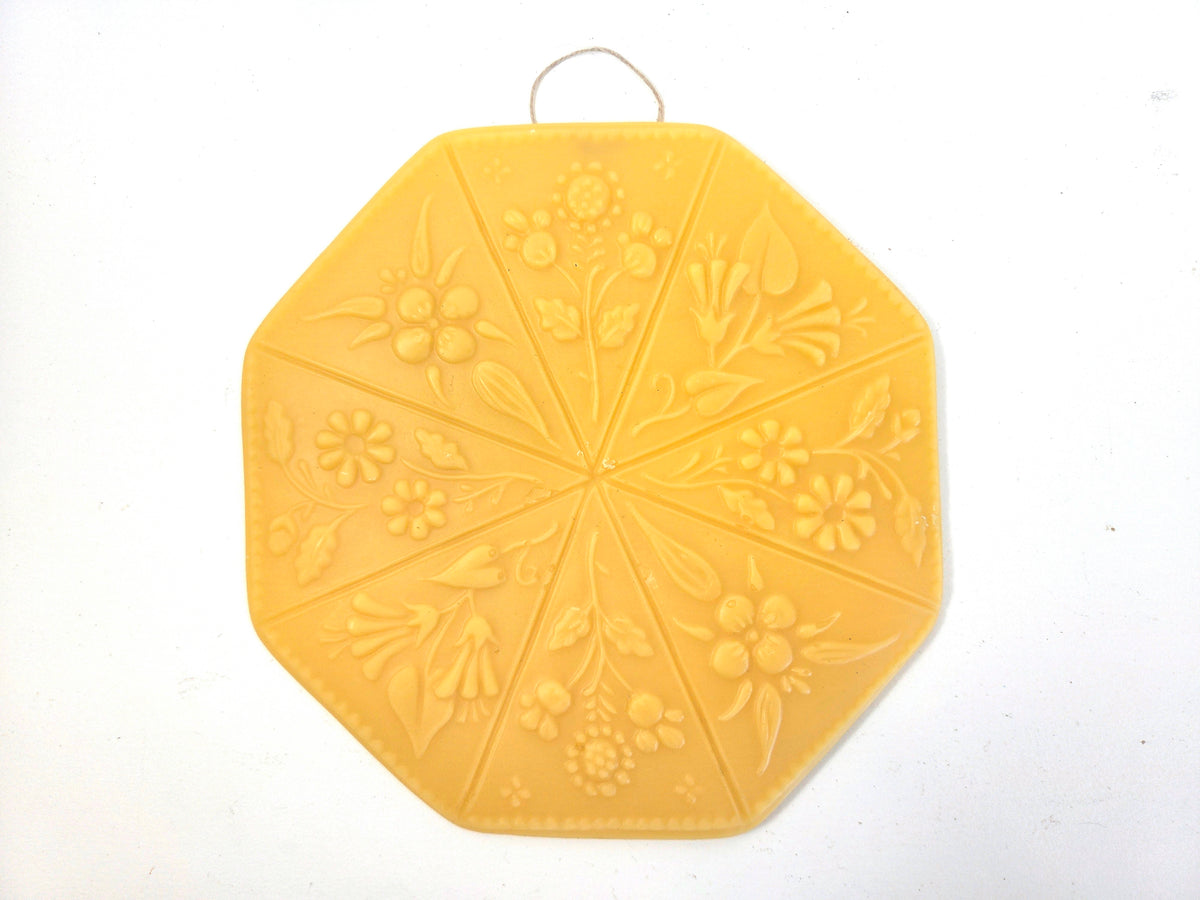 Wildflower Field | Beeswax Ornament / Wall Plaque