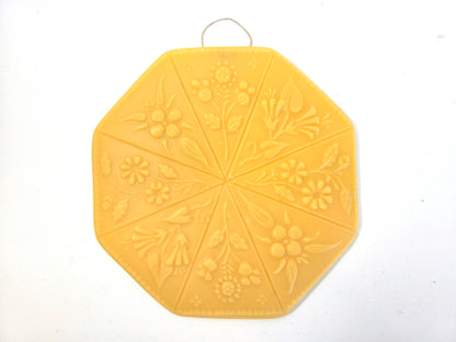 Wildflower Field | Beeswax Ornament / Wall Plaque