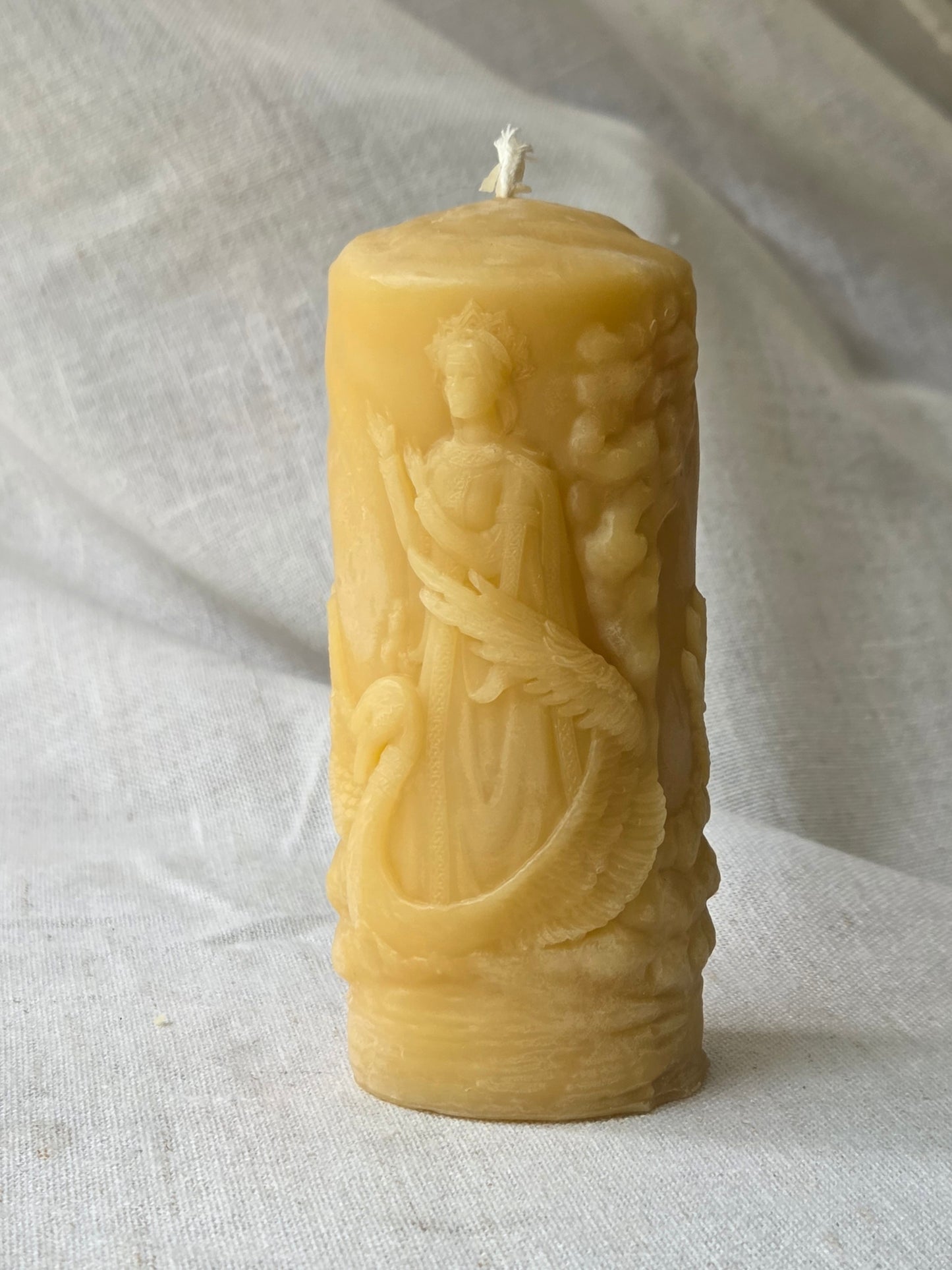 Snow Queen Pillar | Beeswax Candle